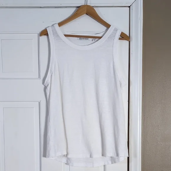 Country Road Linen Jersey Tank Large - Picture 2 of 7